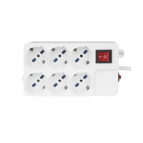 Vultech MU-03 prolunghe e multiple 1,5 m 6 presa(e) AC Bianco (MU-03)