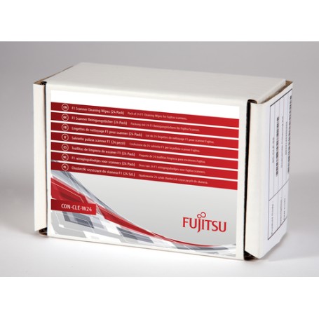 Fujitsu CON-CLE-W24 kit per la pulizia Scanner Panni umidi per la pulizia dell'apparecchiatura (CON-CLE-W24)