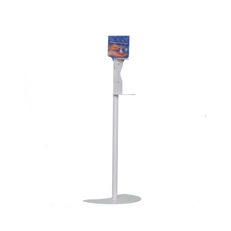 ITB PS-HAND100-FIX-WH supporto per disinfettanti Bianco Acciaio 1 pz (PS-HAND100-FIX-WH)