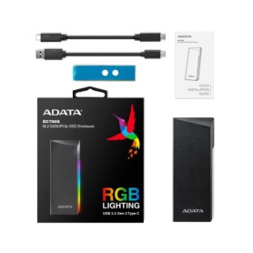 ADATA AEC700GU32G2-CGY contenitore di unità di archiviazione Box esterno SSD Nero M.2 (AEC700GU32G2-CGY)