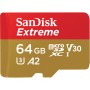 SanDisk Extreme 64 GB MicroSDXC UHS-I Classe 10 (SDSQXAH-064G-GN6AA)