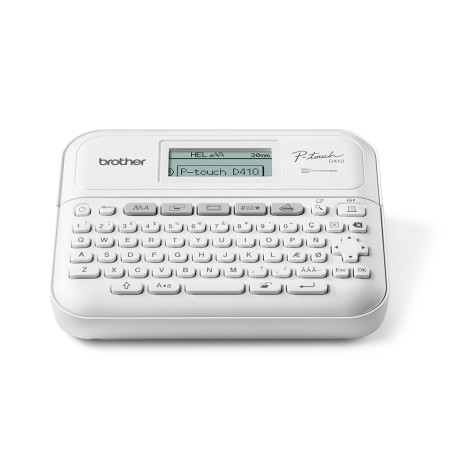 Brother PT-D410 stampante per etichette (CD) Trasferimento termico 180 x 180 DPI Cablato TZe QWERTY (PTD410) (PTD410UR1)