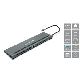 Conceptronic DONN17G replicatore di porte e docking station per notebook Cablato USB 3.2 Gen 1 (3.1 Gen 1) Type-C Gr (STATION -) Conceptronic DONN17G replicatore di porte e docking station per notebook Cablato USB 3.2 Gen 1 (3.1 Gen 1) Type-C Gr (STATION -)