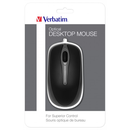 Verbatim 49019 mouse Ambidestro USB tipo A Ottico 1000 DPI (49019)