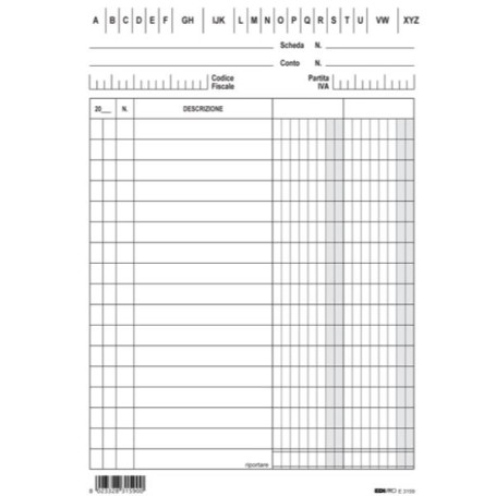 CF100 2 COLONNE BLU (E3159)
