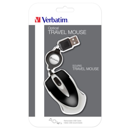 Verbatim Mouse ottico da viaggio Go Mini - Nero (49020)