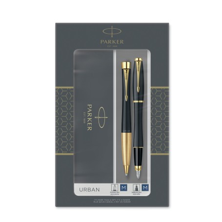 Parker 2093381 Set di penne Nero, Oro 2 pz (2093381)