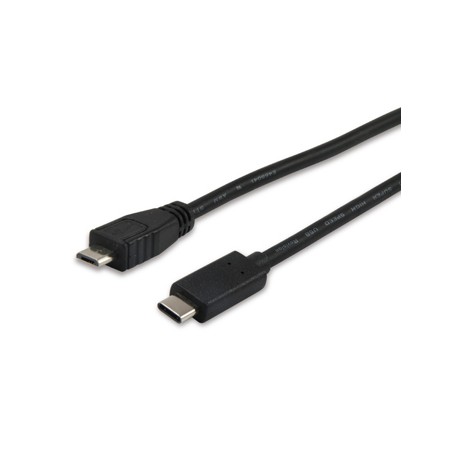 Equip 12888407 cavo USB 1 m USB 2.0 Micro-USB B USB C Nero (12888407)