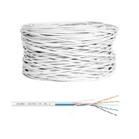 Vultech SC13602-305 cavo di rete Bianco 305 m Cat6 F/UTP (FTP) (SC13602-305)