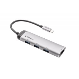 Verbatim Hub Multiporta USB-C Quattro porte USB 3.2 Gen 1 (49147)