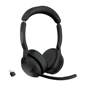 Jabra Evolve2 55 Auricolare Wireless A Padiglione Ufficio Bluetooth Base di ricarica Nero (25599-999-899)