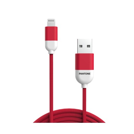PANTONE LIGHTNING CABLE RED 1.5 MT (PT-LCS001-5R1)