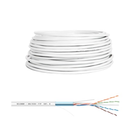 Vultech SC13602-100 cavo di rete Grigio 100 m Cat6 F/UTP (FTP) (SC13602-100)