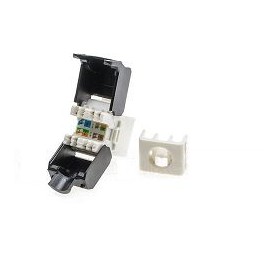 Keystone Jack RJ45 Cat.6 Bianco UTP tooless (NL-5602415)