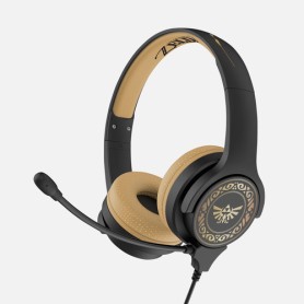 OTL Technologies Nintendo Zelda Crest Auricolare Cablato A Padiglione Giocare Marrone, Grigio (ZD0815)