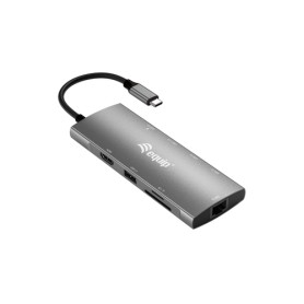 Equip 133490 replicatore di porte e docking station per laptop Cablato USB 3.2 Gen 1 (3.1 Gen 1) Type-C Grigio (133490) Equip 133490 replicatore di porte e docking station per laptop Cablato USB 3.2 Gen 1 (3.1 Gen 1) Type-C Grigio (133490)