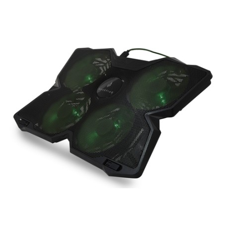SureFire Bora base di raffreddamento per laptop 43,2 cm (17") 1200 Giri/min Nero (48818)