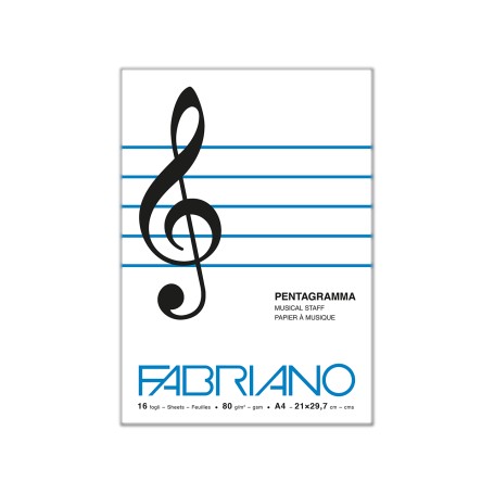 CF10 QUADERNO MUSICA FABRIANO A4 (19100378)