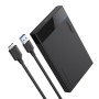 Ugreen 30848 contenitore di unità di archiviazione Box esterno HDD/SSD Nero 2.5"