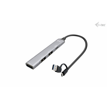 I-TEC USB-A/USB-C METAL HUB (CAHUBMETALMINI4)