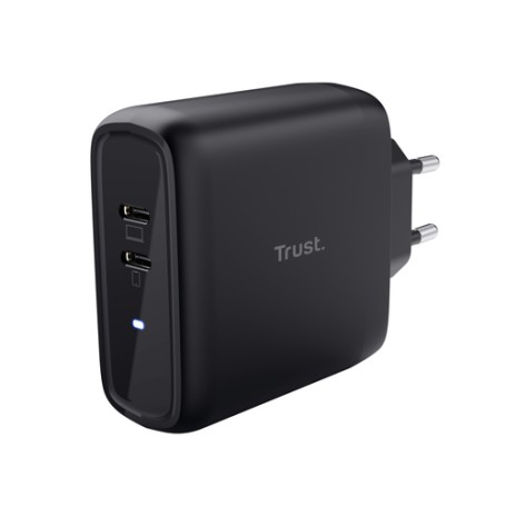 MAXO 65W 2P USB-C CHARGER BLK (25380)