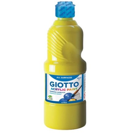 FLACONE 500ML TEMERA ACRILIC GIALLO (F53370200)