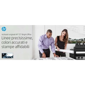 HP Cartuccia inchiostro grigio DesignJet 727, 130 ml (B3P24A)