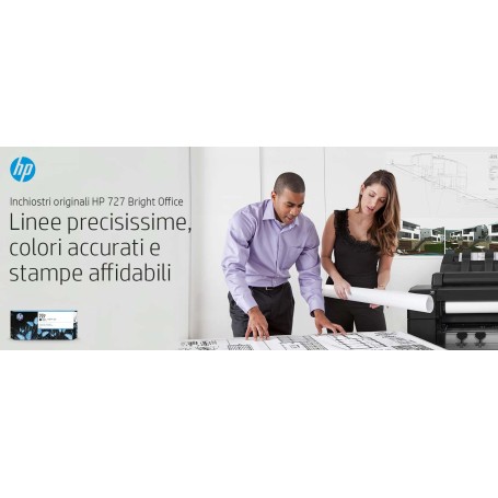 HP Cartuccia inchiostro grigio DesignJet 727, 130 ml (B3P24A)