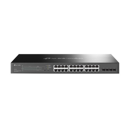 TP-LINK TL-SG2428P switch di rete Gigabit Ethernet (10/100/1000) Supporto Power over Ethernet (PoE) Nero (TL-SG2428P)