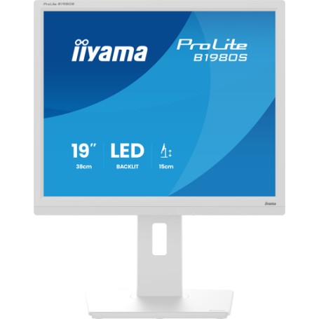 iiyama ProLite B1980S-W1 Monitor PC 48,3 cm (19") 1280 x 1024 Pixel SVGA LED Bianco