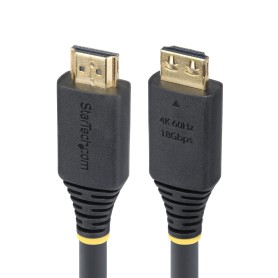 StarTech.com Cavo HDMI 2.0 ad Alta Velocità da 6m con Connettori a Scatto, 4K 60Hz/1440p 144Hz, HDR10/HDCP 2.2/ARC, 18Gbps, Cav (HDMI2-CABLE-GRIP-20F) StarTech.com Cavo HDMI 2.0 ad Alta Velocità da 6m con Connettori a Scatto, 4K 60Hz/1440p 144Hz, HDR10/HDCP 2.2/ARC, 18Gbps, Cav (HDMI2-CABLE-GRIP-20F)