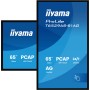 iiyama T6529AS-B1AG visualizzatore di messaggi Pannello piatto interattivo 163,8 cm (64.5") LED Wi-Fi 500 cd/m² 4K Ultra HD Ner