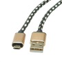 ROLINE 11.02.8820 cavo USB USB 2.0 1,8 m USB C Micro-USB B Nero, Oro