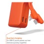 BATTERY BANK USB-C 5K CABLE ORANGE (CY5358PBCHE)