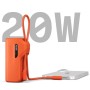 BATTERY BANK USB-C 5K CABLE ORANGE (CY5358PBCHE)