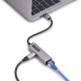 StarTech.com Adattatore Ethernet USB C, Convertitore di Rete NBASE-T 2.5/1GbE da USB Type-C 3.0 a RJ45, NIC PD 100W Pass-Through (2GPD3-USB-C-ETHERNET)