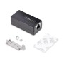 StarTech.com Isolatore Galvanico di Rete a 1 Porta, Compatto Coupler Lineare Ethernet RJ45 con Isolamento fino a 4kV, Installabi (1G-NETWORK-ISOLATOR)