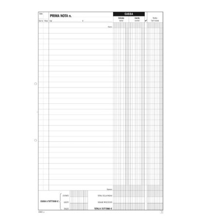 CF5 BLOCCO PRIMANOTA ENT/USC 50/50 (DU1683C0000CF5)