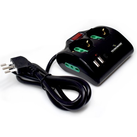 TECNOWARE MULTIPRESA 4 OUTPUT ITA/SCHUKO (FMP4IIGUSB)