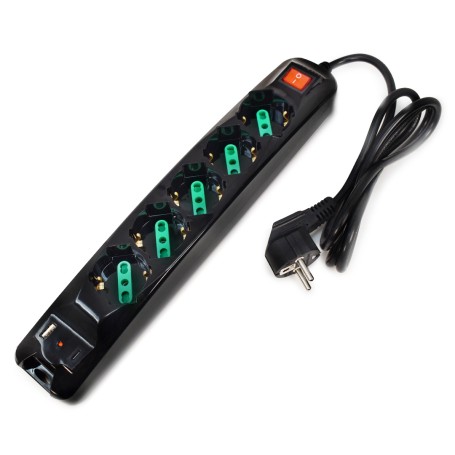 TECNOWARE MULTIPRESA 5 OUTPUT ITA/SCHUKO (FMP5GIGUSB)