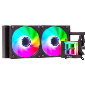 itek HYDRO CUBE 240B Processore Kit di raffreddamento a liquido 12 cm Nero (ITLCHCA240)