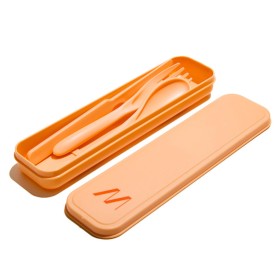 MUITOMAS SET 3PCS CUTLERY PEACHFUZZ (SETCUTLERY3PF)