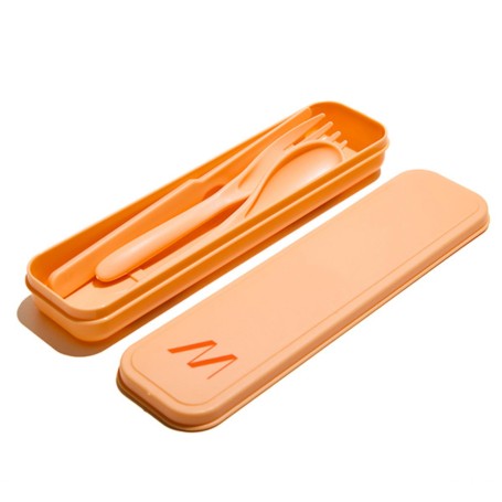 MUITOMAS SET 3PCS CUTLERY PEACHFUZZ (SETCUTLERY3PF)