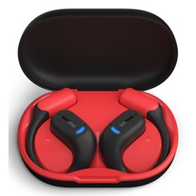 Philips 6000 series TAA6709BK/00 cuffia e auricolare True Wireless Stereo (TWS) A clip Sport Bluetooth Nero, Rosso