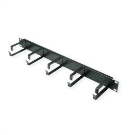 VALUE 19" 1UH CABLE MANAGEMENT, G - TYPE, 5 HOOKS, BLACK (26.99.0310)