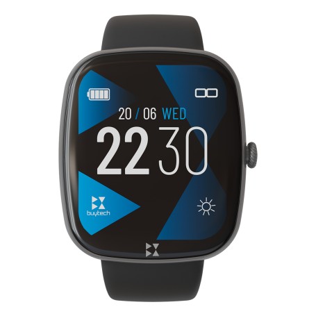 SMARTWATCH BUYTECH 1,83COLOR WATER PROOF NERO SILICON (BY-GAMMA-BK)