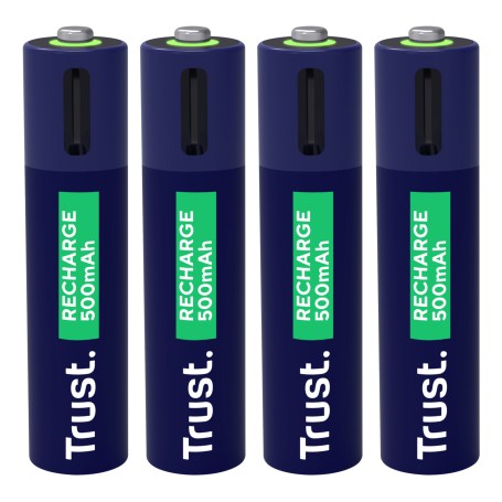 Trust Batterie AAA ricaricabili via USB-C (25671)