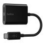 USB-C AUDIO + CHARGE ADAPTER (F7U081BTBLK)