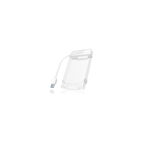 ICY BOX IB-AC703-U3 Box esterno HDD/SSD Bianco 2.5"