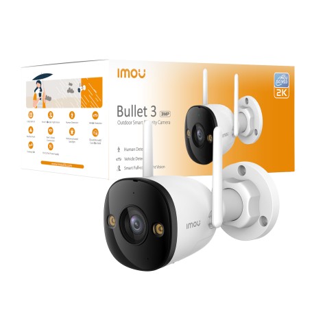 BULLET 3 TELECAMERA DA ESTERNO (IPC-S3EP-3M0WE)